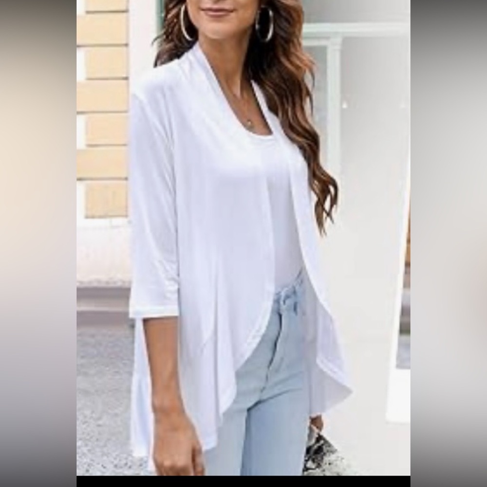 NWT Open Front Lightweight Knit Cardigan